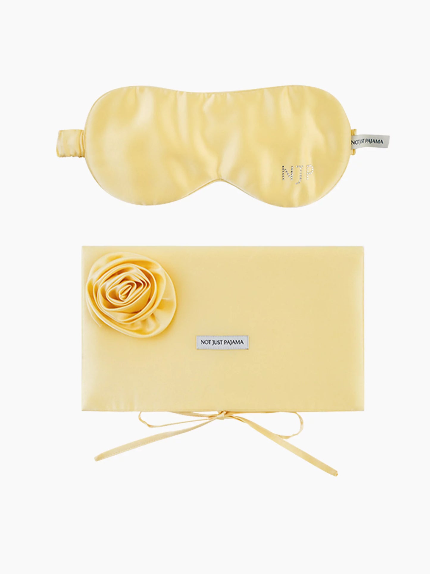 Tuscan Sun Silk Eye Mask & Rose Pouch Set