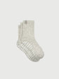 Heather Oat Crew Pilates Socks Set