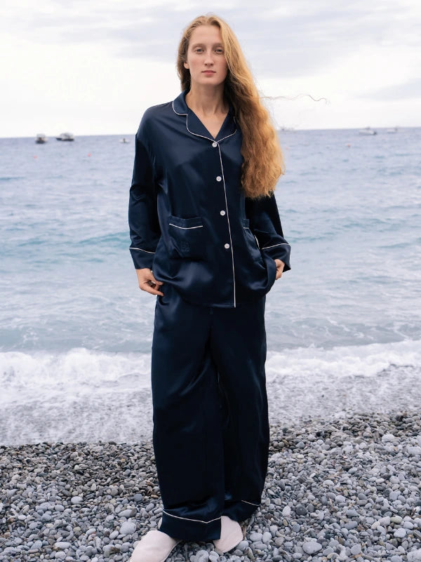 Classic Silk Long Pajama Set