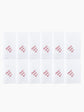Please Leave By 9 Dinner Napkins Set of 12