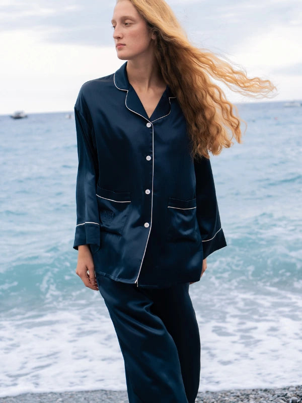 Classic Silk Long Pajama Set