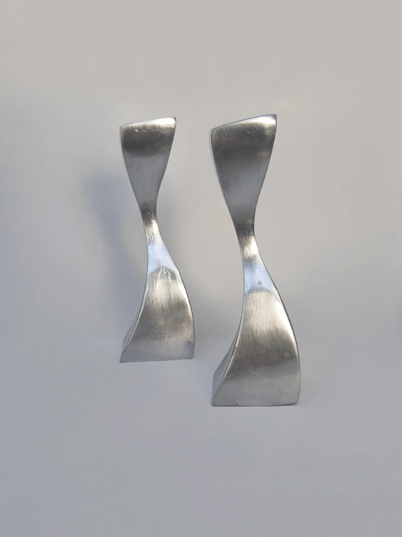 Vintage Twisted Candle Holders