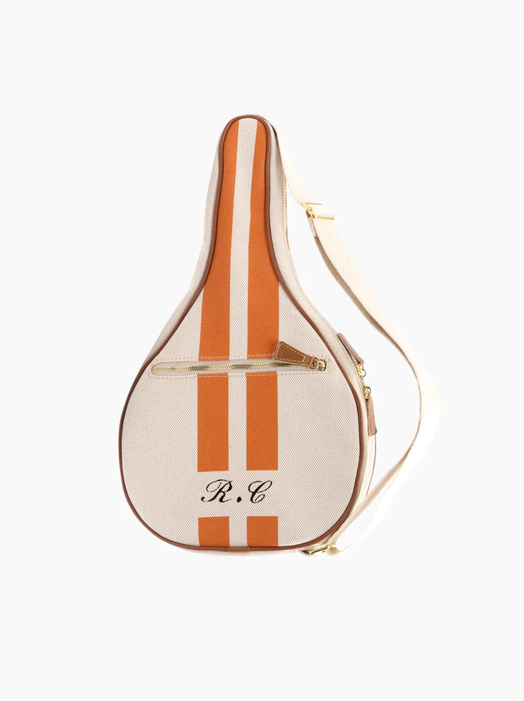 Personalised Striped Padel Racket Case | The Go-To