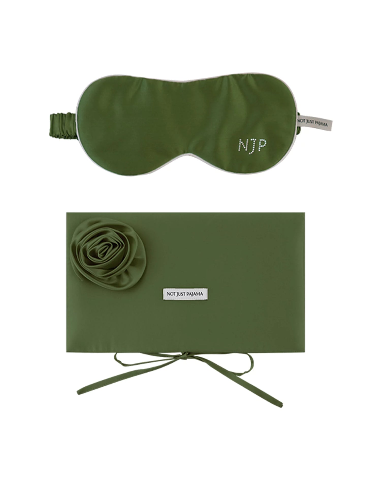 Tuscan Sun Silk Eye Mask & Rose Pouch Set