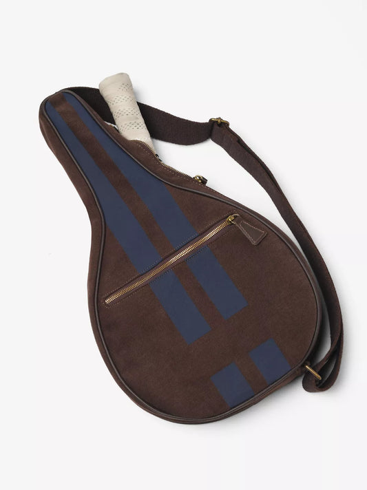 Chocolate Striped Padel Racket Case