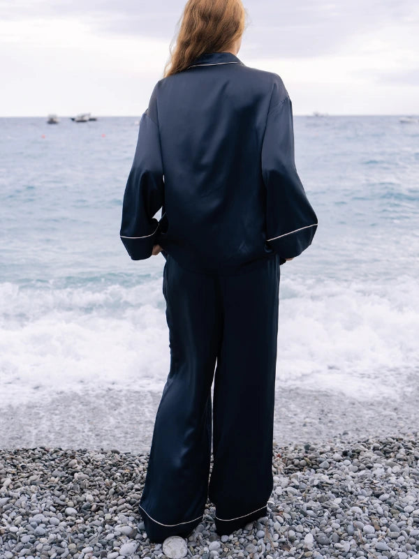 Classic Silk Long Pajama Set