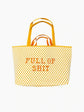 Full Of Shit Embroidered Woven Bag