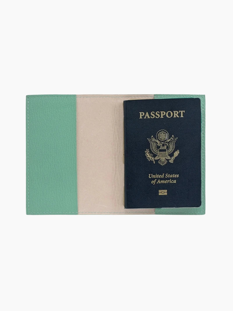 Personalised Travel Leather Passport Holder