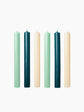 Colourful Dinner Candles