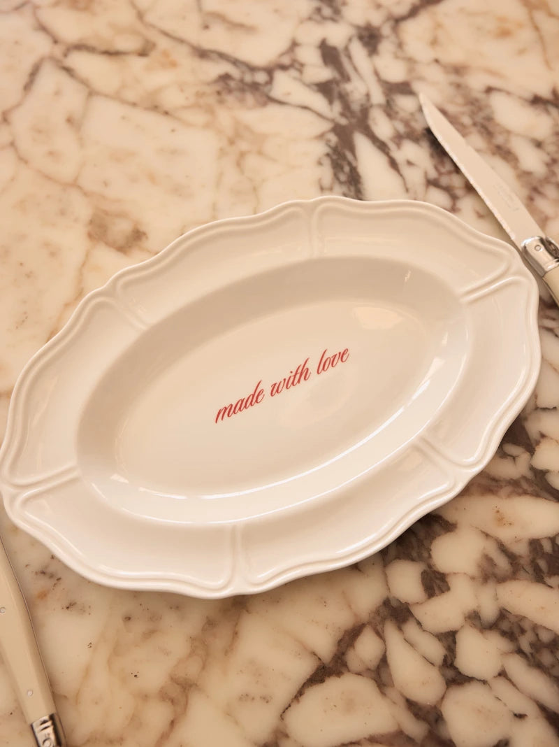 Made With Love Serving Plate