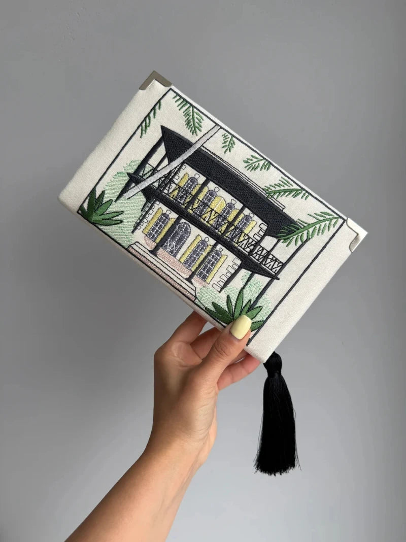 Bespoke Embroidered Clutch