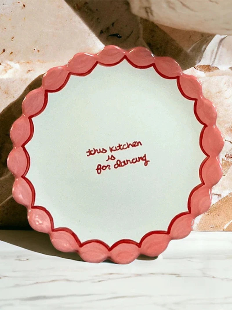 This Kitchen Is For Dancing Dessert Plates Set of 2
