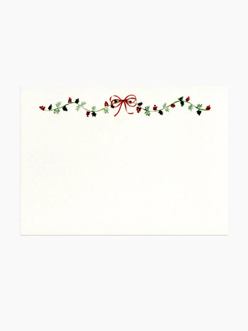 Christmas Garland Note Cards