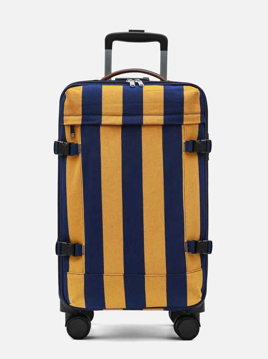 Colourful Striped Cabin Suitcase