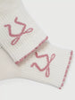 Coquette Bow Ankle Pilates Sock