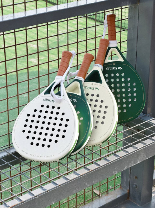 Green and Cream Padel Racket