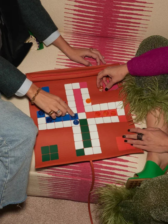 Leather Roll-Up Ludo