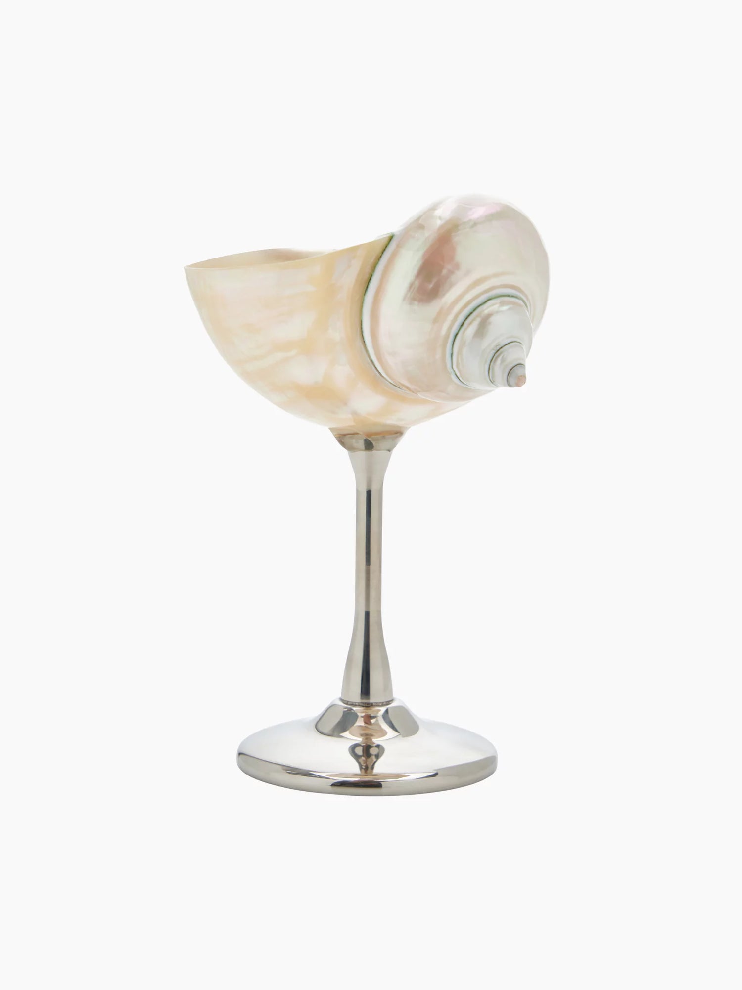 Silver Shell Cocktail Glass | The Go-To