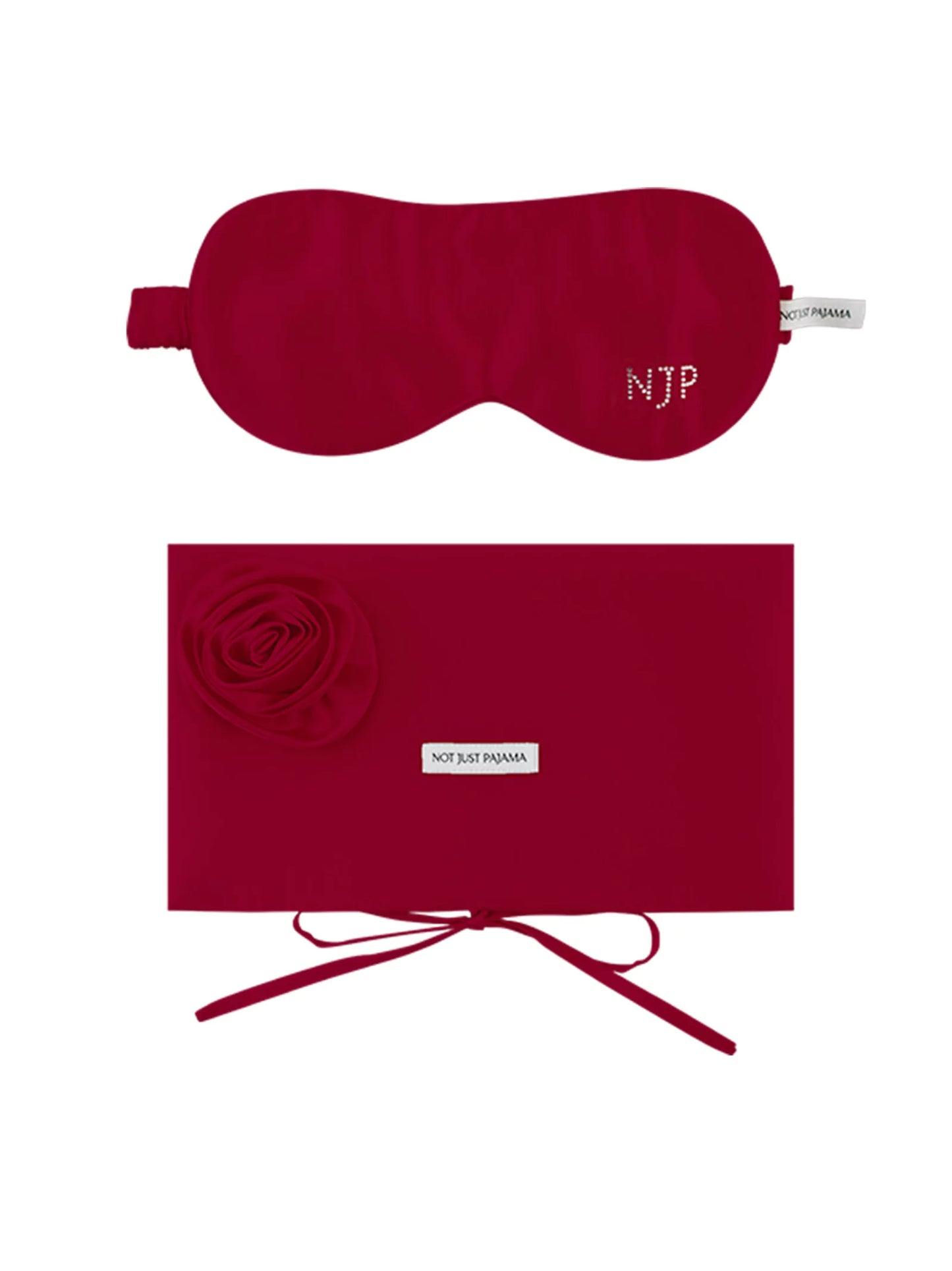 Tuscan Sun Silk Eye Mask & Rose Pouch Set