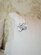 Ruffled Initial Pillowcase