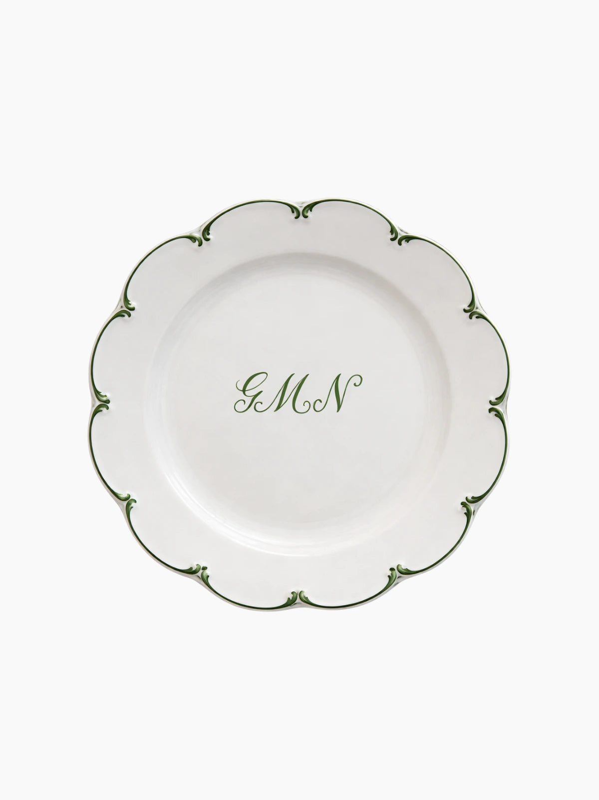 Smerlato Scalloped Plate Set of 12