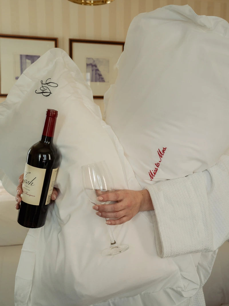 Ruffled Miss to Mrs Pillowcase