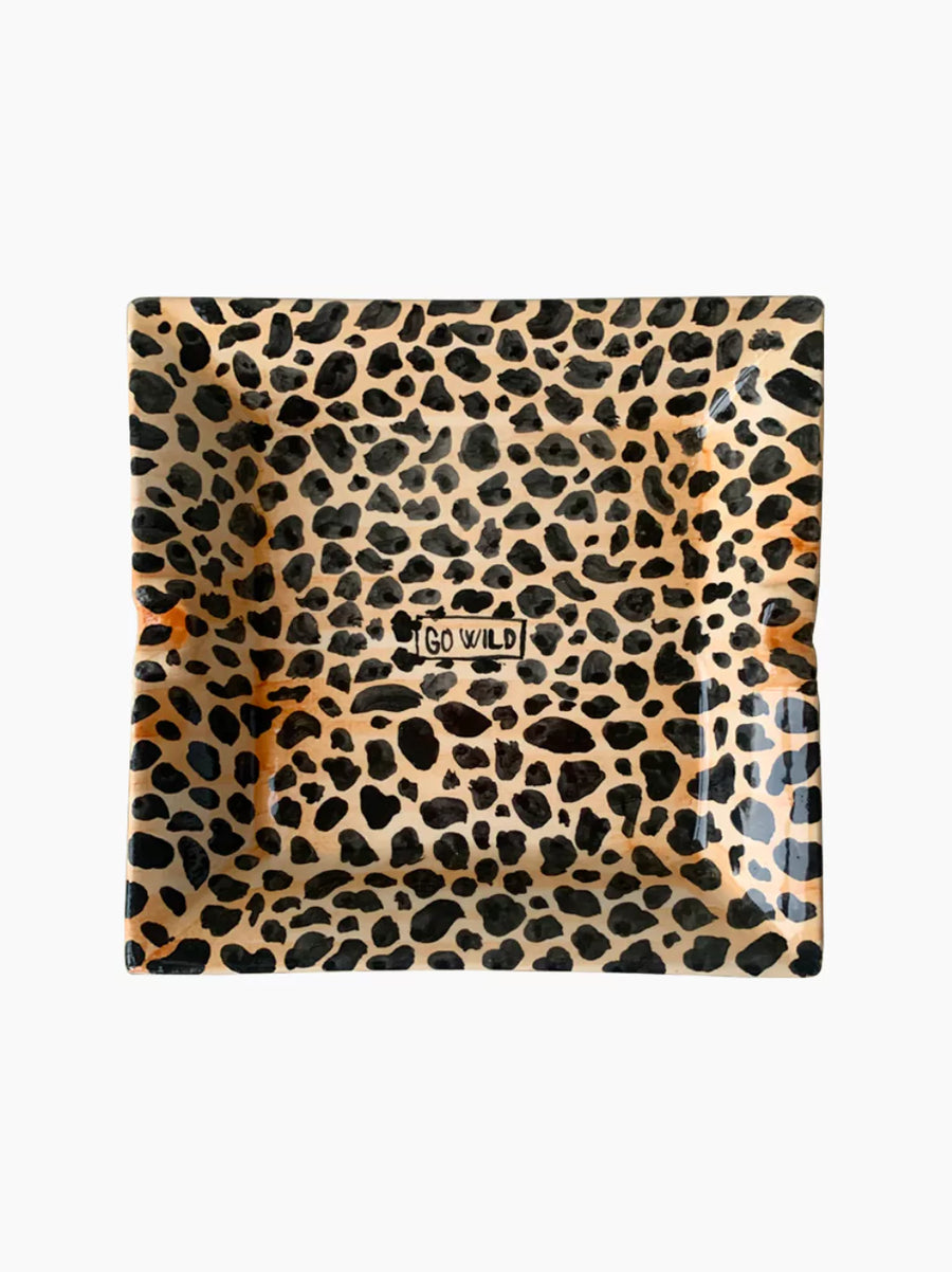 Go Wild Leopard Print Trinket Tray