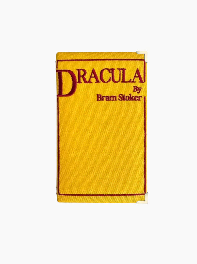 Dracula Embroidered Clutch