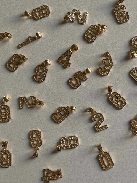 Multi Number Necklace