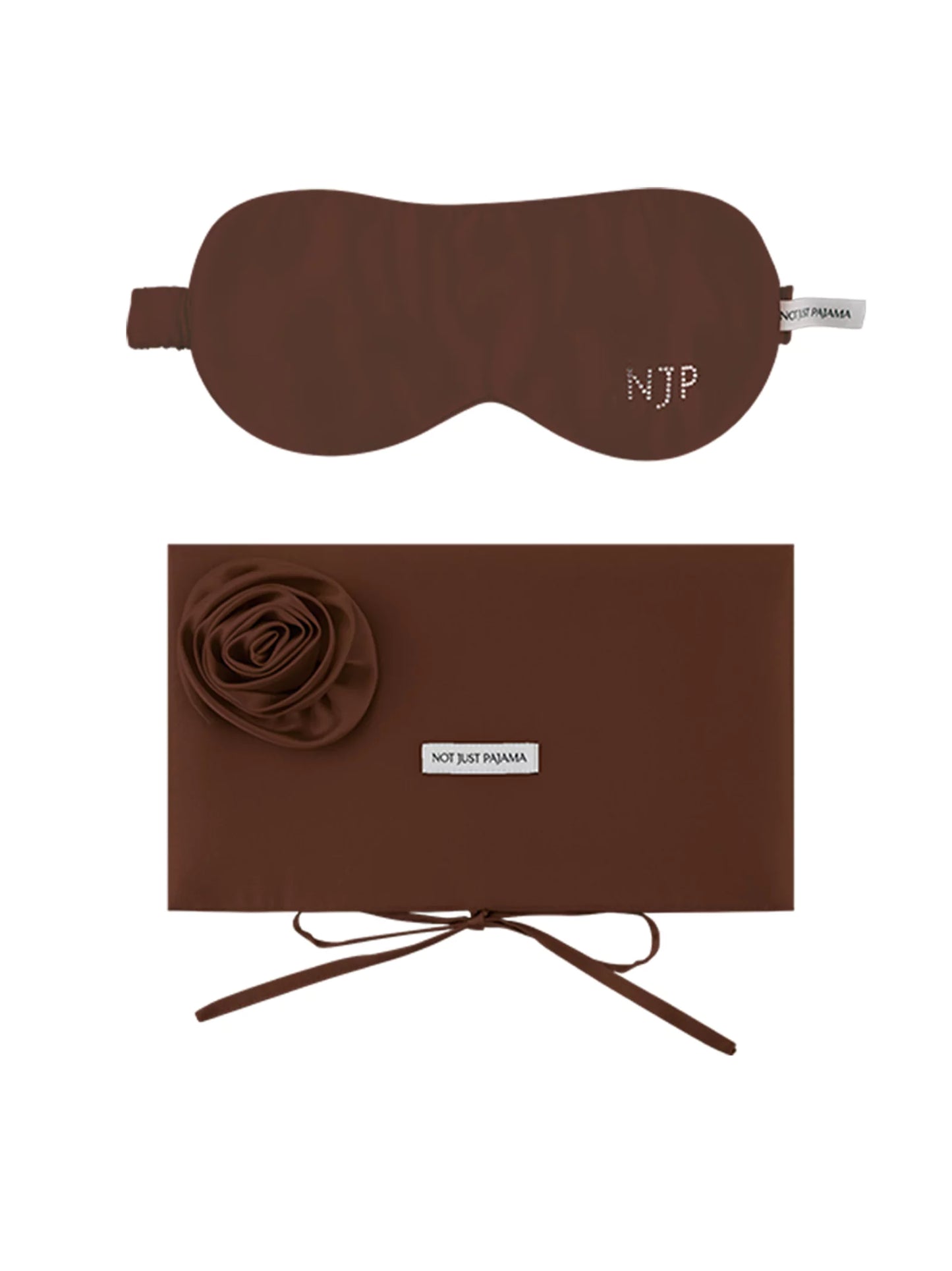 Tuscan Sun Silk Eye Mask & Rose Pouch Set