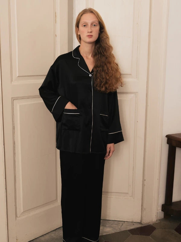 Classic Silk Long Pajama Set