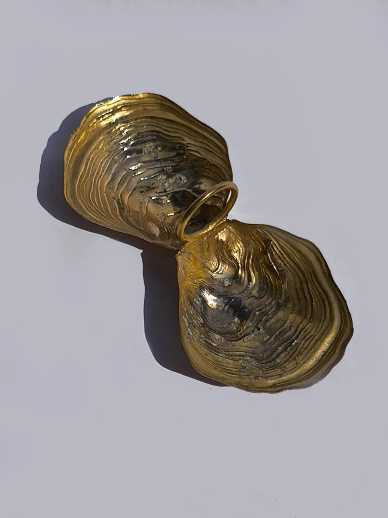 Vintage Oyster Salt Cellar