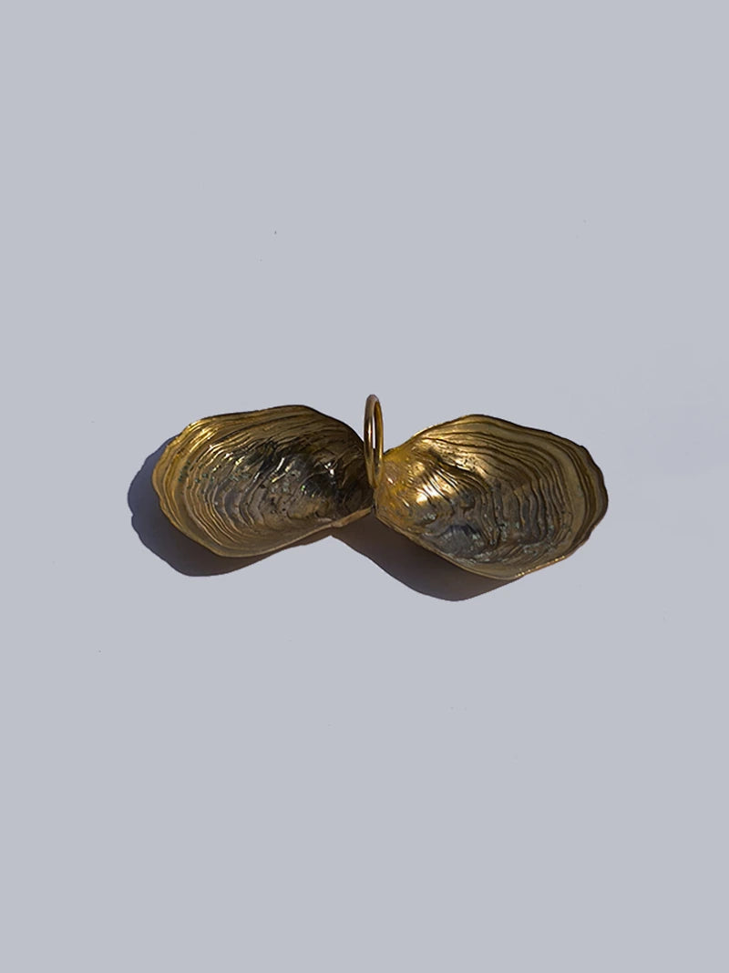 Vintage Oyster Salt Cellar