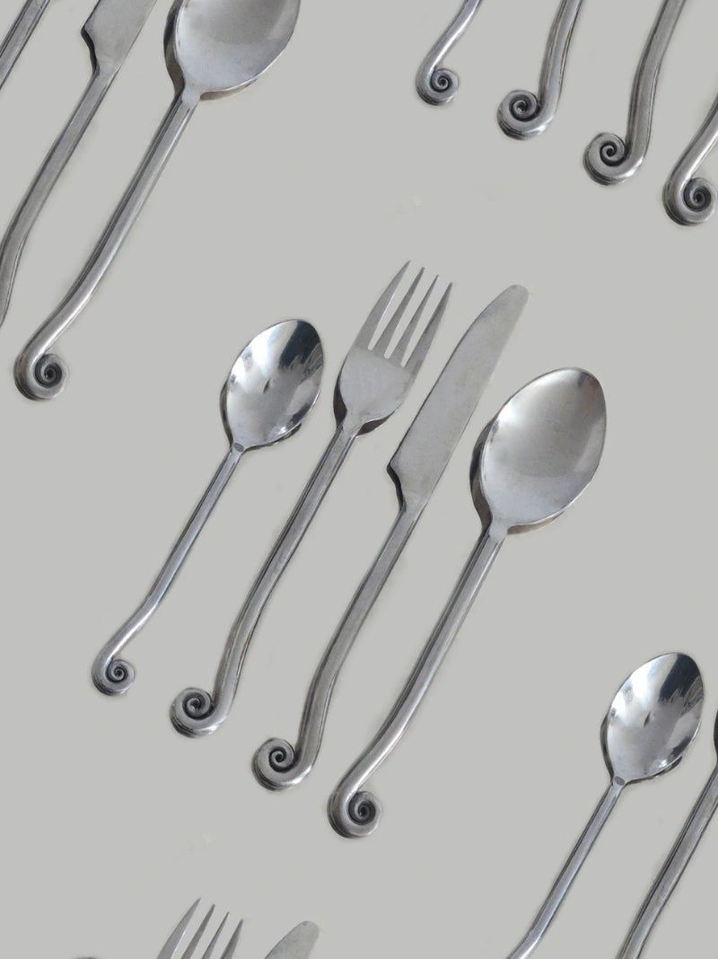 Vintage Spiral Cutlery Set of 4