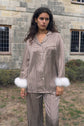 Silk Ever After Feather Pyjama Set