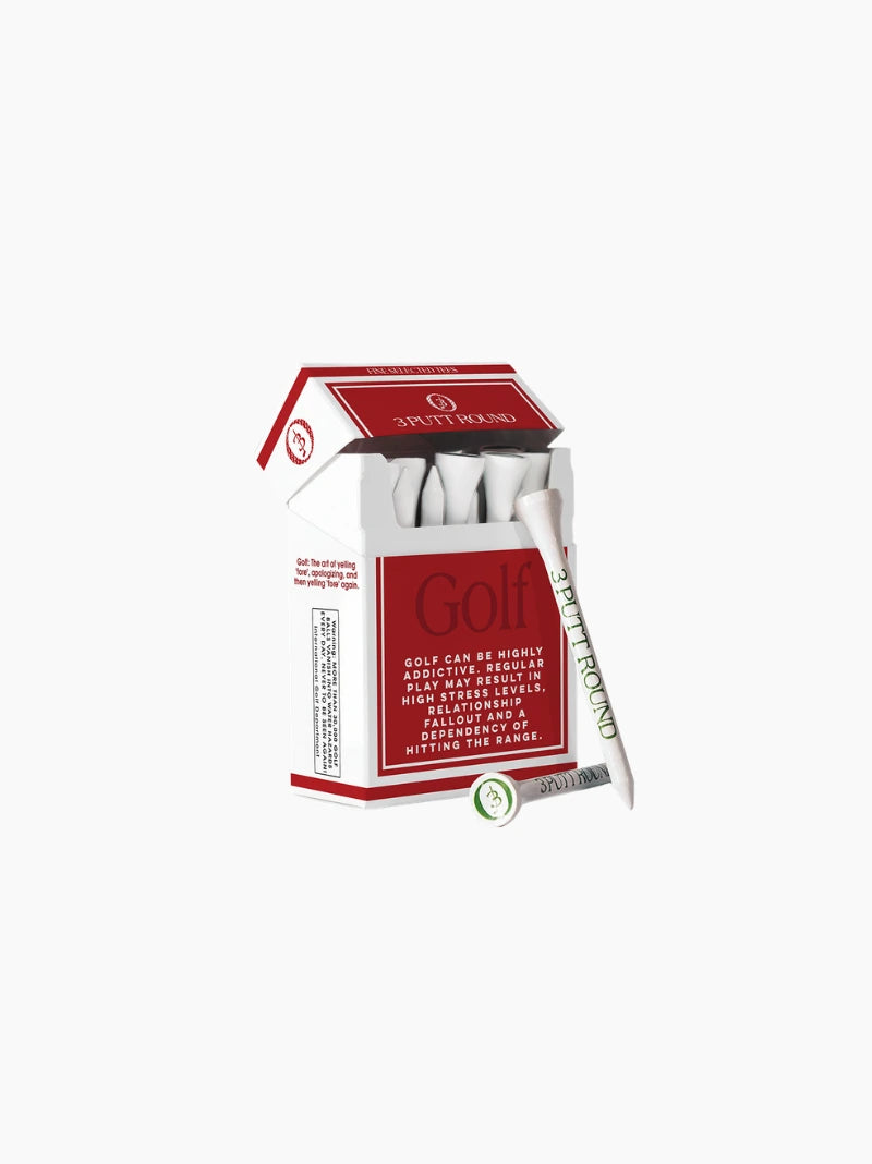 Red Golf Addiction Tee Gift Set