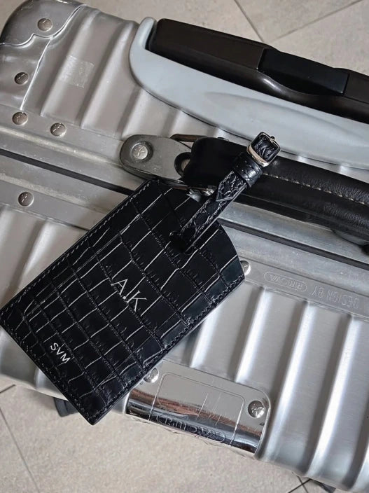 Leather Luggage Tag