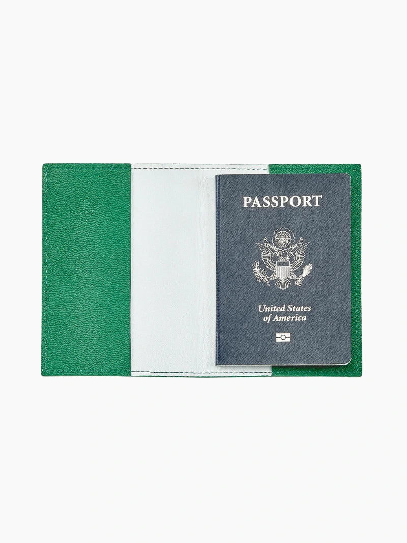 Personalised Travel Leather Passport Holder