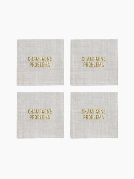 Champagne Problems Disposable Napkin Set