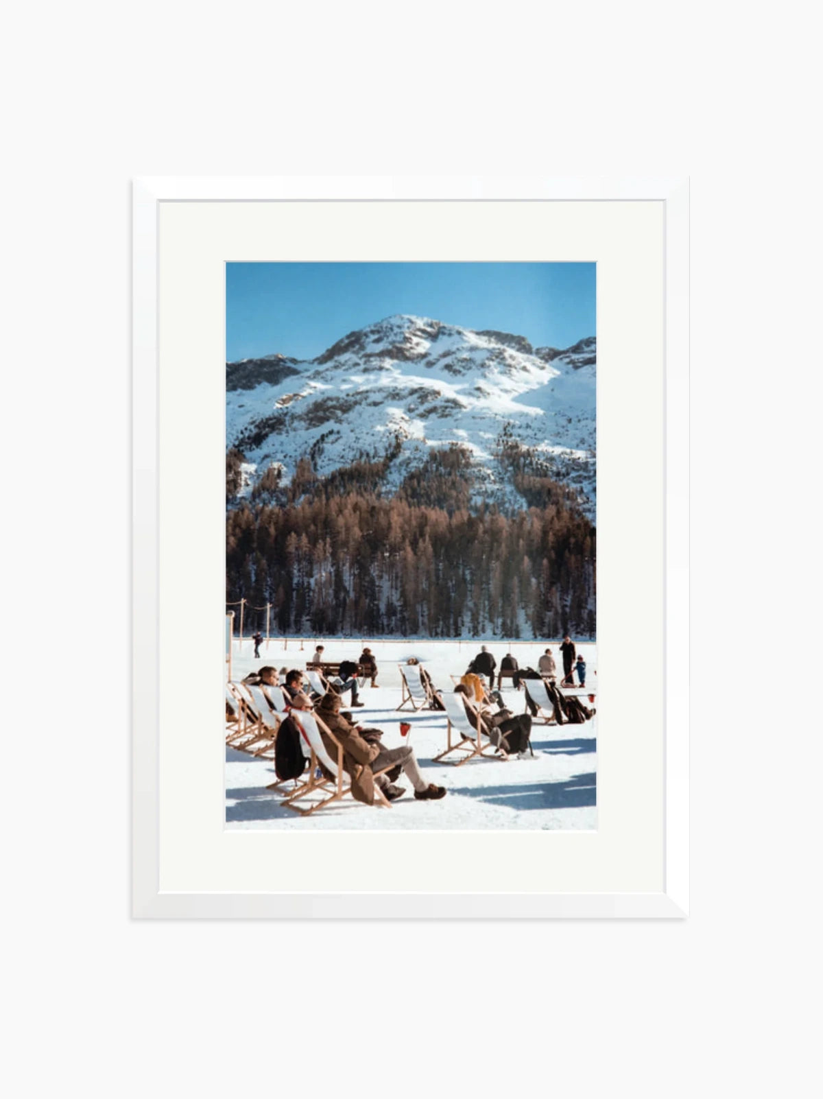 Sunbathers On The Lake Art Print