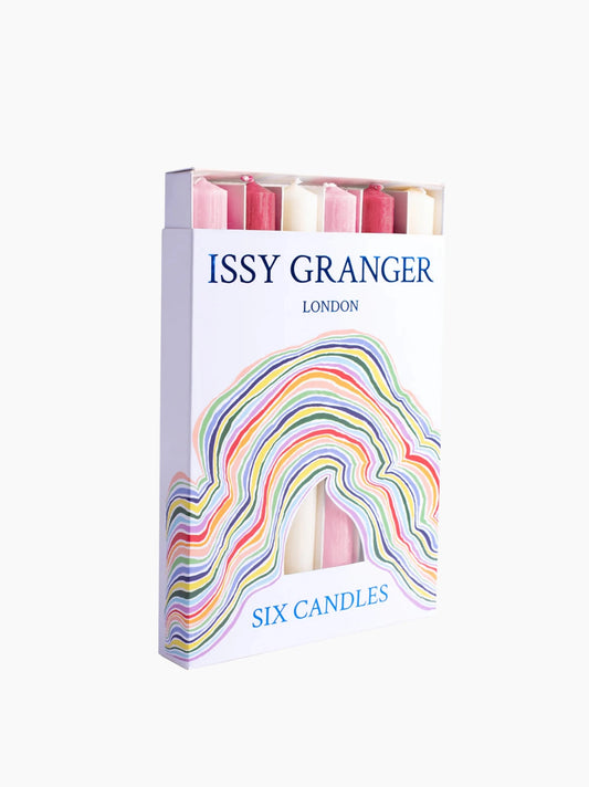 Colourful Dinner Candles