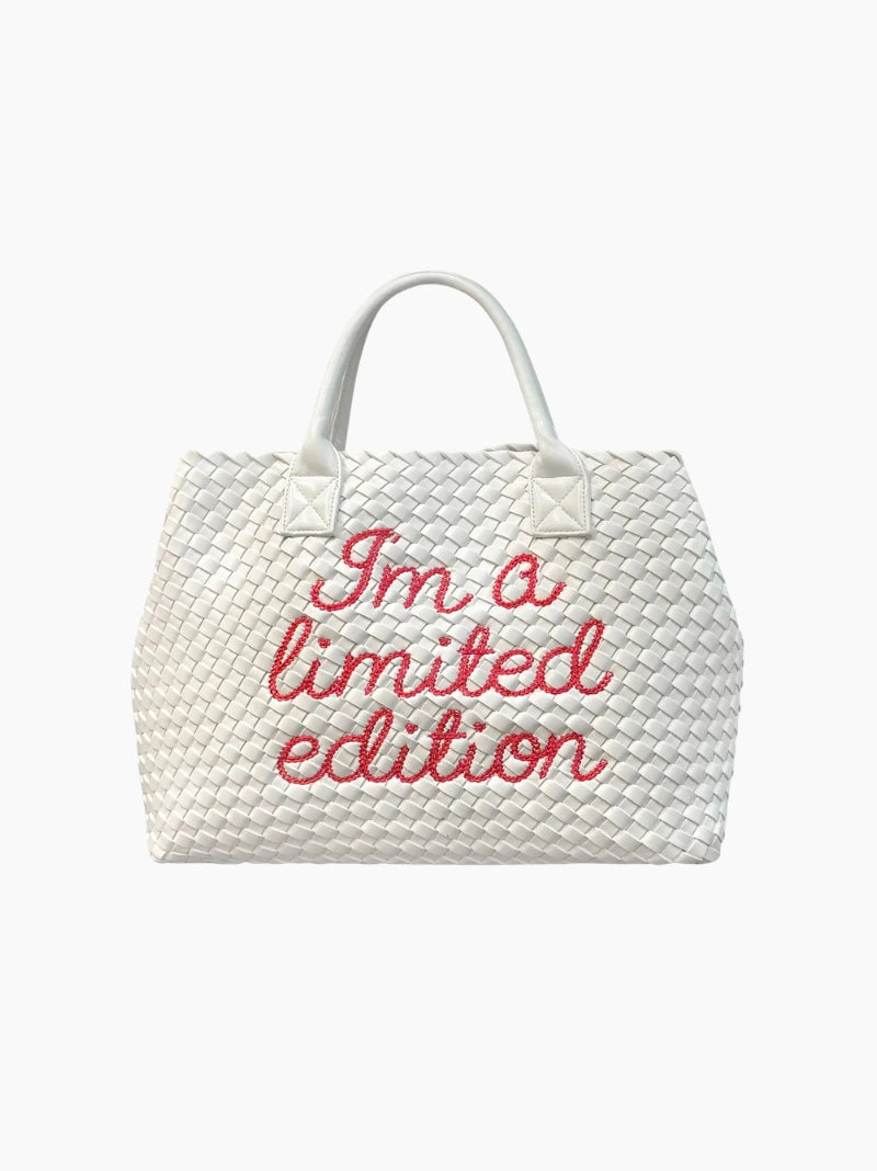 I'm A Limited Edition Embroidered Woven Bag