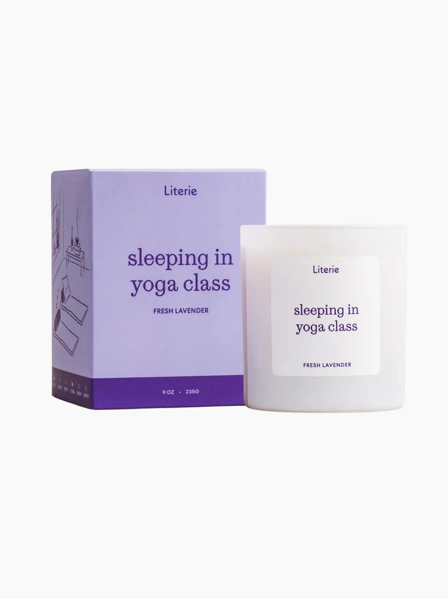 Sleeping in Yoga Class Candle