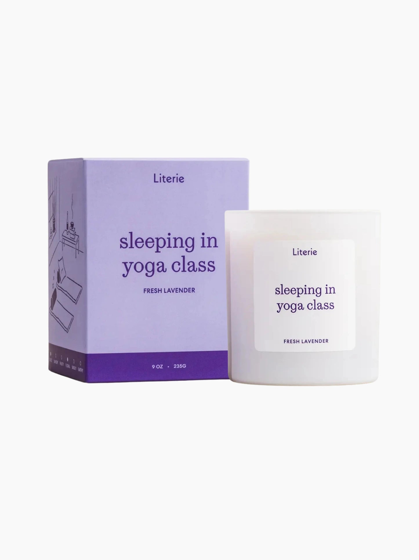 Sleeping in Yoga Class Candle