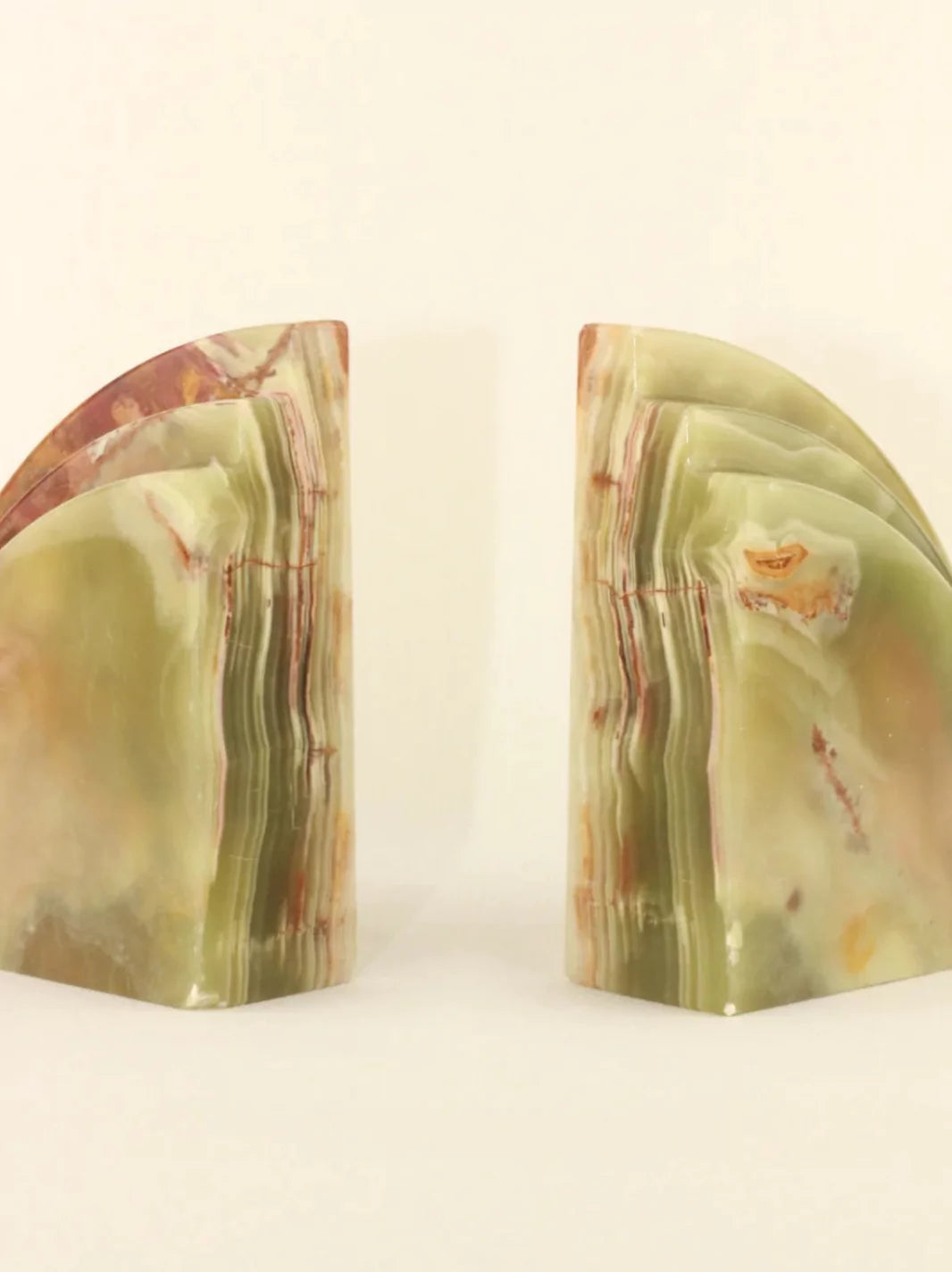 Vintage Onyx Bookends