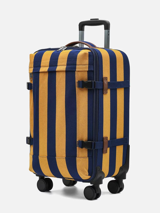 Colourful Striped Cabin Suitcase