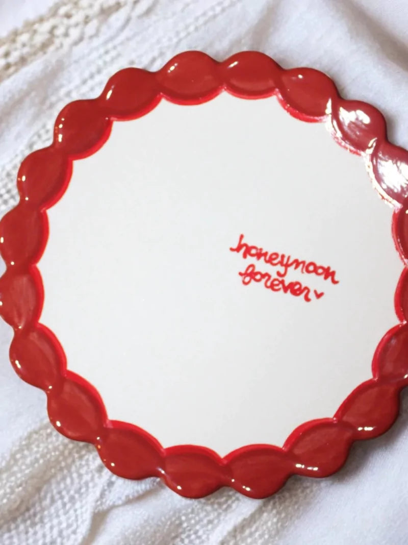 Honeymoon Forever Dessert Plate