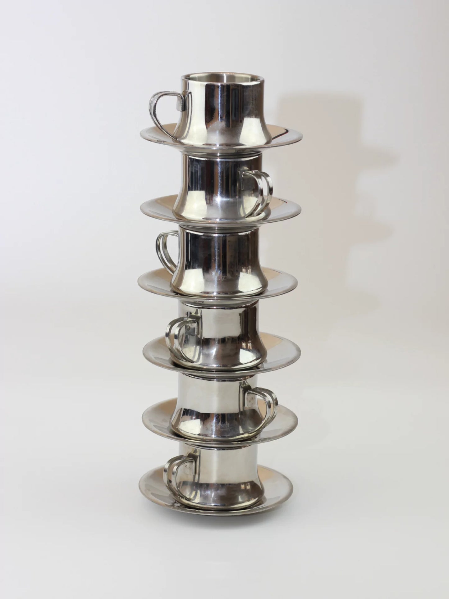 Stainless Steel Espresso Cups Set Of 6