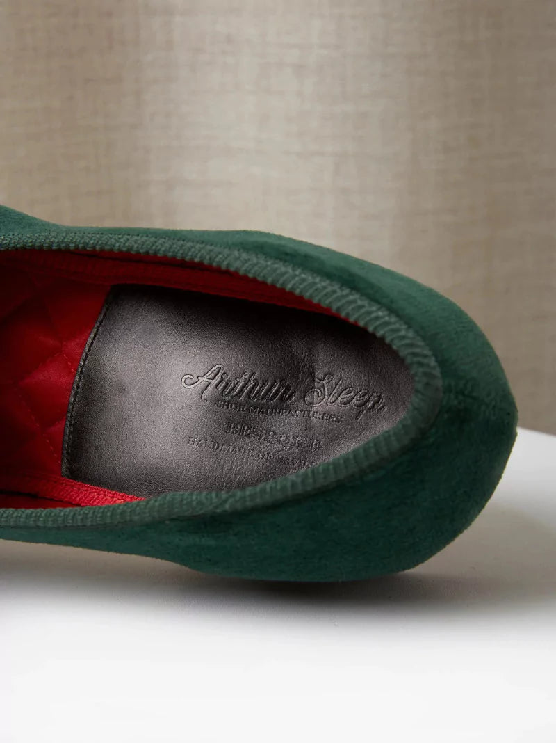 Velvet Partridge Slippers