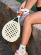 Green and Cream Padel Racket